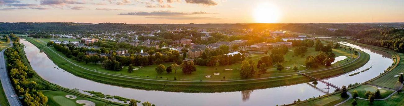 South Green Summer Drone Shot